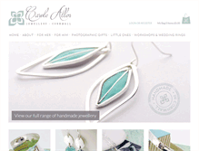 Tablet Screenshot of caroleallenjewellery.co.uk